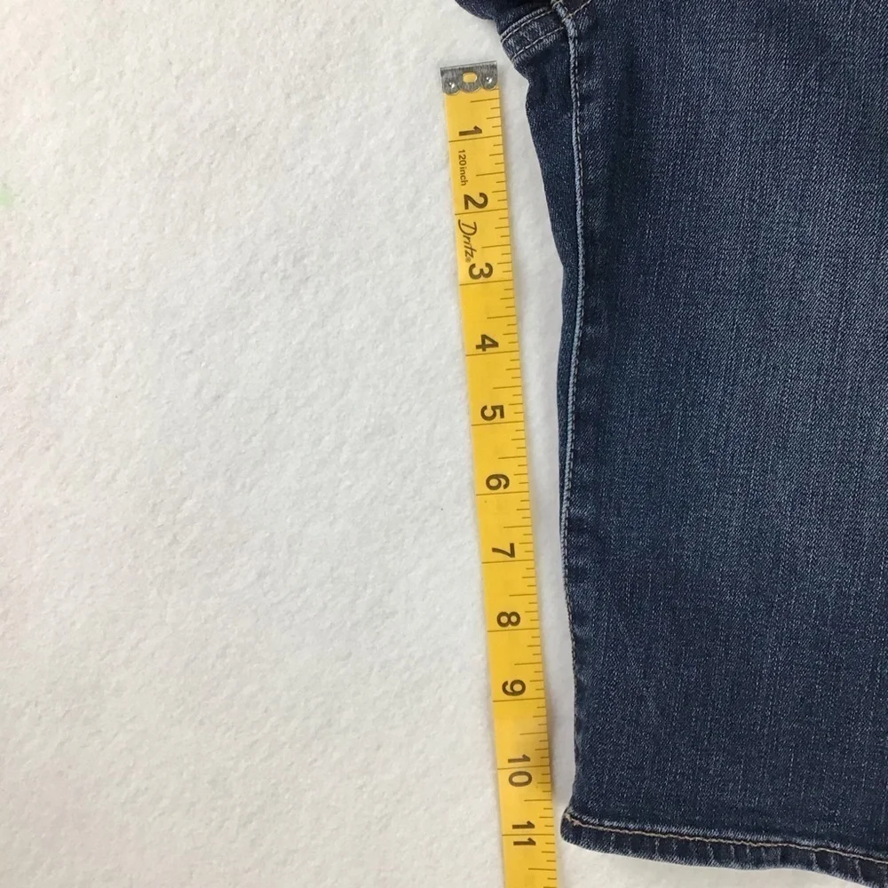 Banana Republic Factory Dark Blue Denim Bermuda Shorts